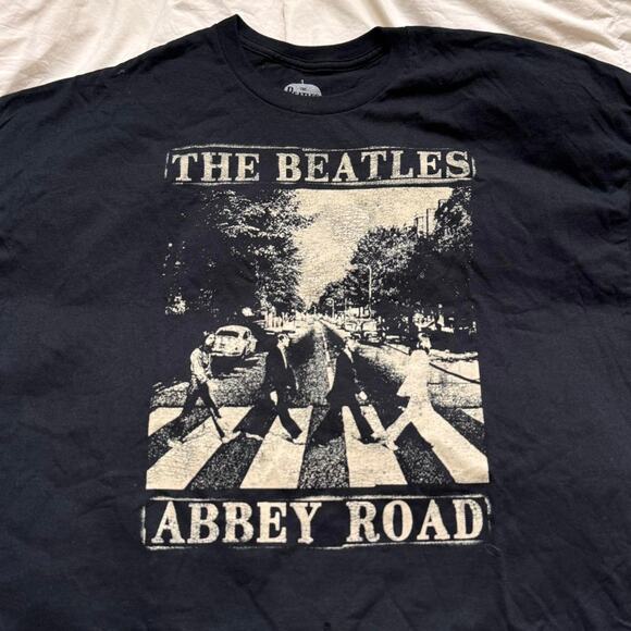 The beatles abbey road graphic band tee sz XL casual short sleeve t shirt grunge - Picture 3 of 8